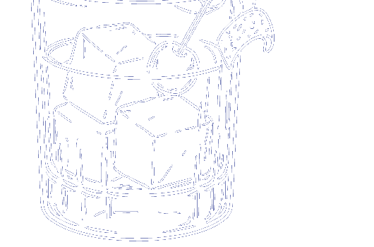 Ilustración de coctelería